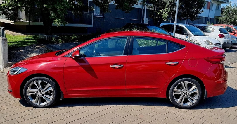 Hyundai Elantra cena 53000 przebieg: 84000, rok produkcji 2016 z Wrocław małe 67